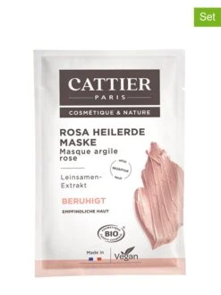 CATTIER 12er-Set: Gesichtsmasken "Heilerde", Je 12,5 Ml