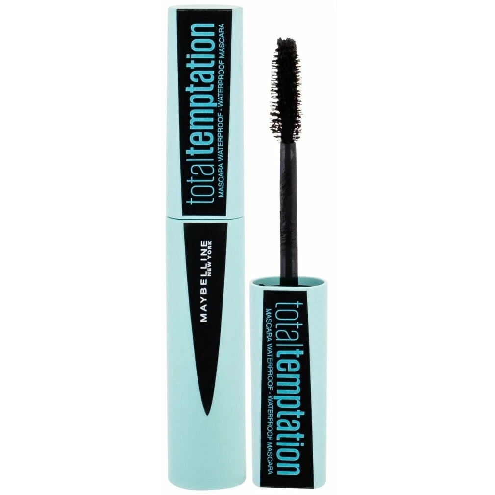 Maybelline TOTAL TEMPTATION Waterproof Mascara Black 1 Maybelline TOTAL TEMPTATION Waterproof Mascara Black