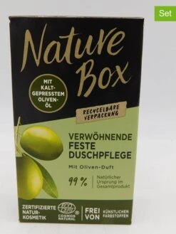 3er-Set: Feste Duschpflege "Oliven", Je 100 G