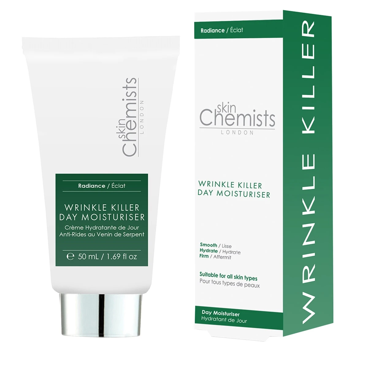 Skin Chemists Wrinkle Killer Day Moisturiser 50ml 1 Skin Chemists Wrinkle Killer Day Moisturiser 50ml